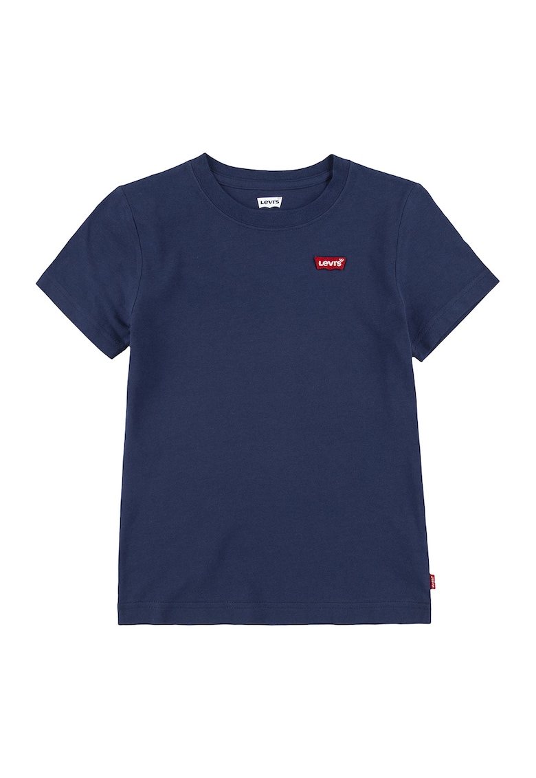 Tricou cu decolteu la baza gatului si logo