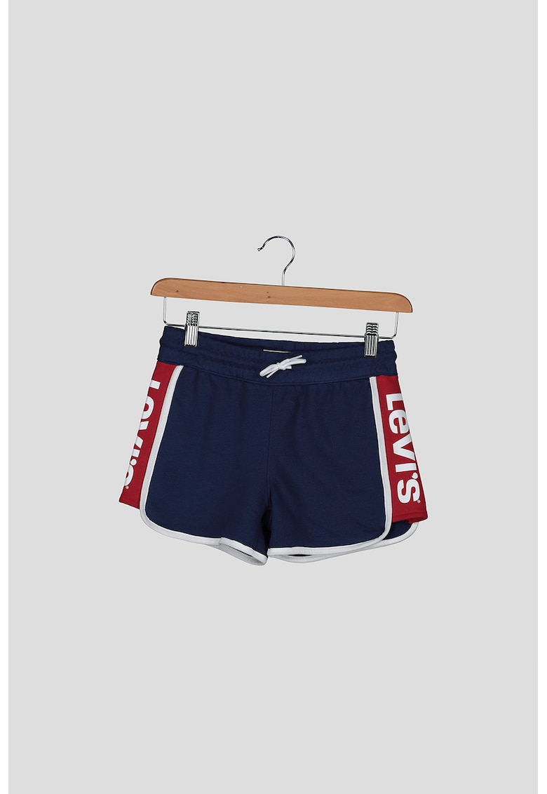 Pantaloni scurti cu benzi logo laterale