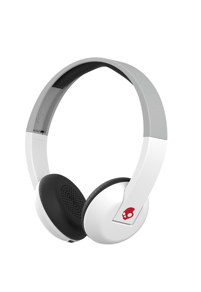 Casti Audio On-Ear Mic Uproar Wireless White Gray Red