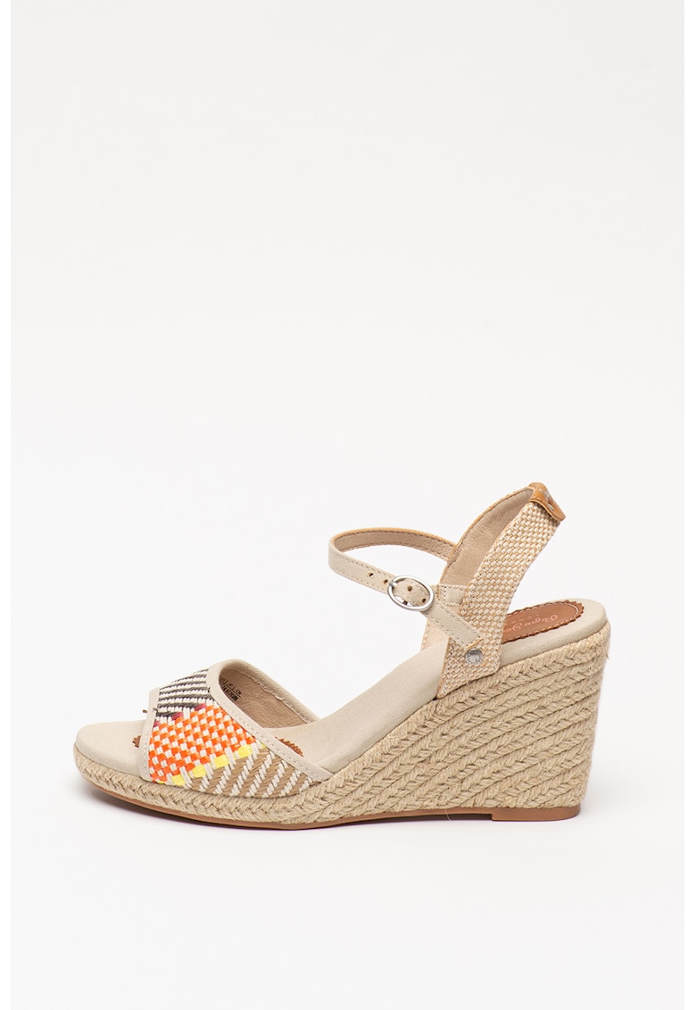 Sandale wedge tip espadrile Shark Rafy