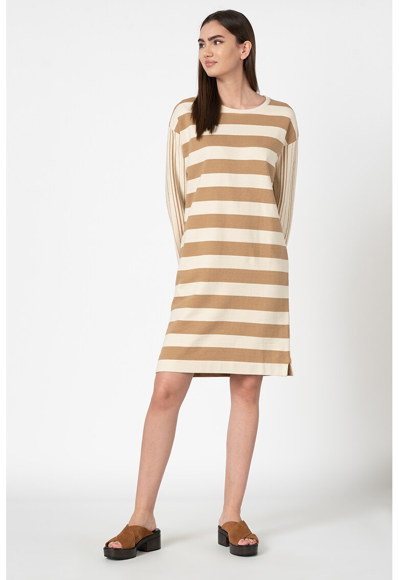 Rochie din bumbac cu maneci cazute