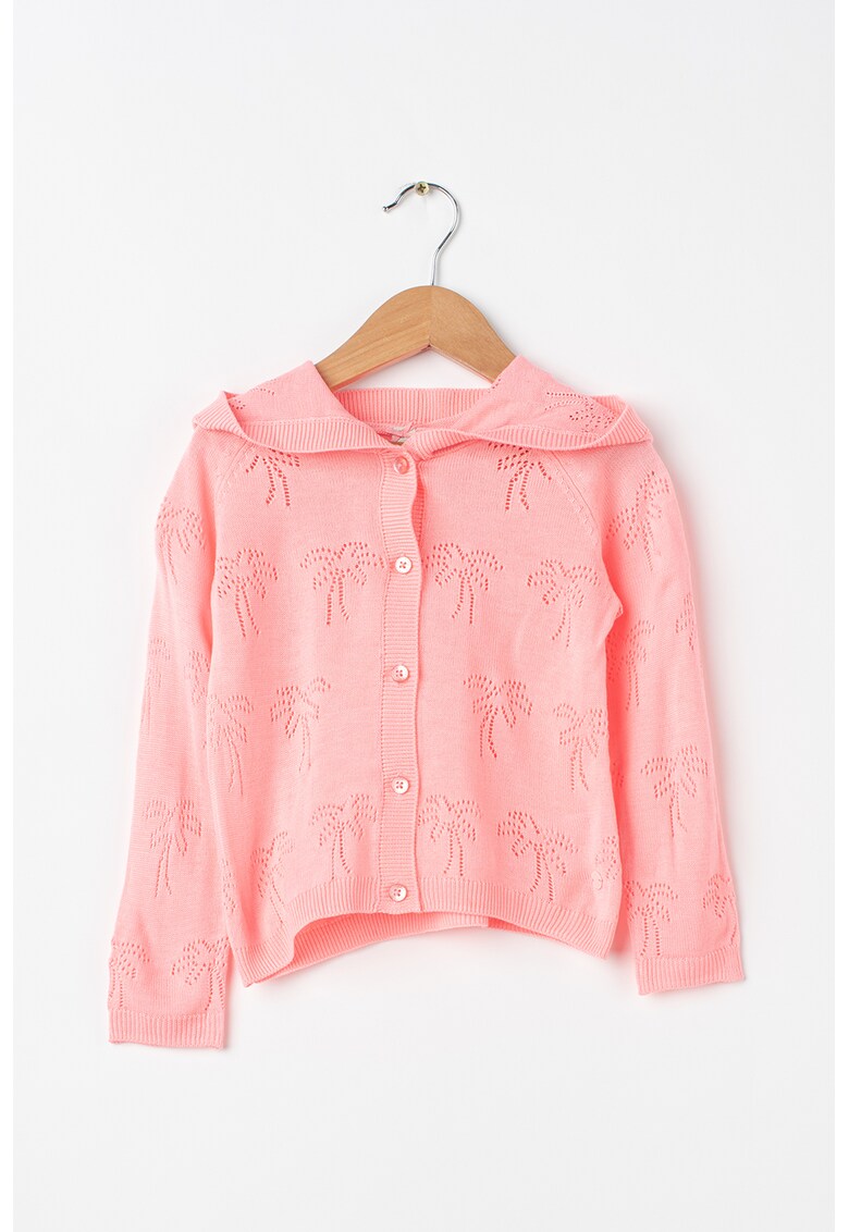 Cardigan cu gluga si perforatii