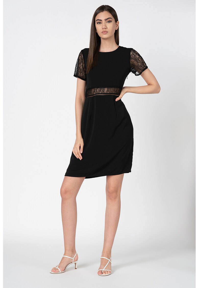 Rochie mini cu insertii de dantela Sia