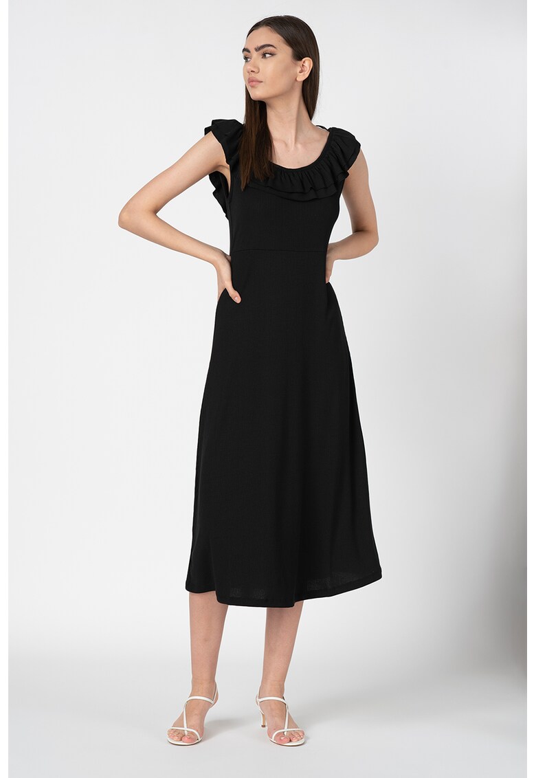 Rochie midi cu aspect striat Fiesta