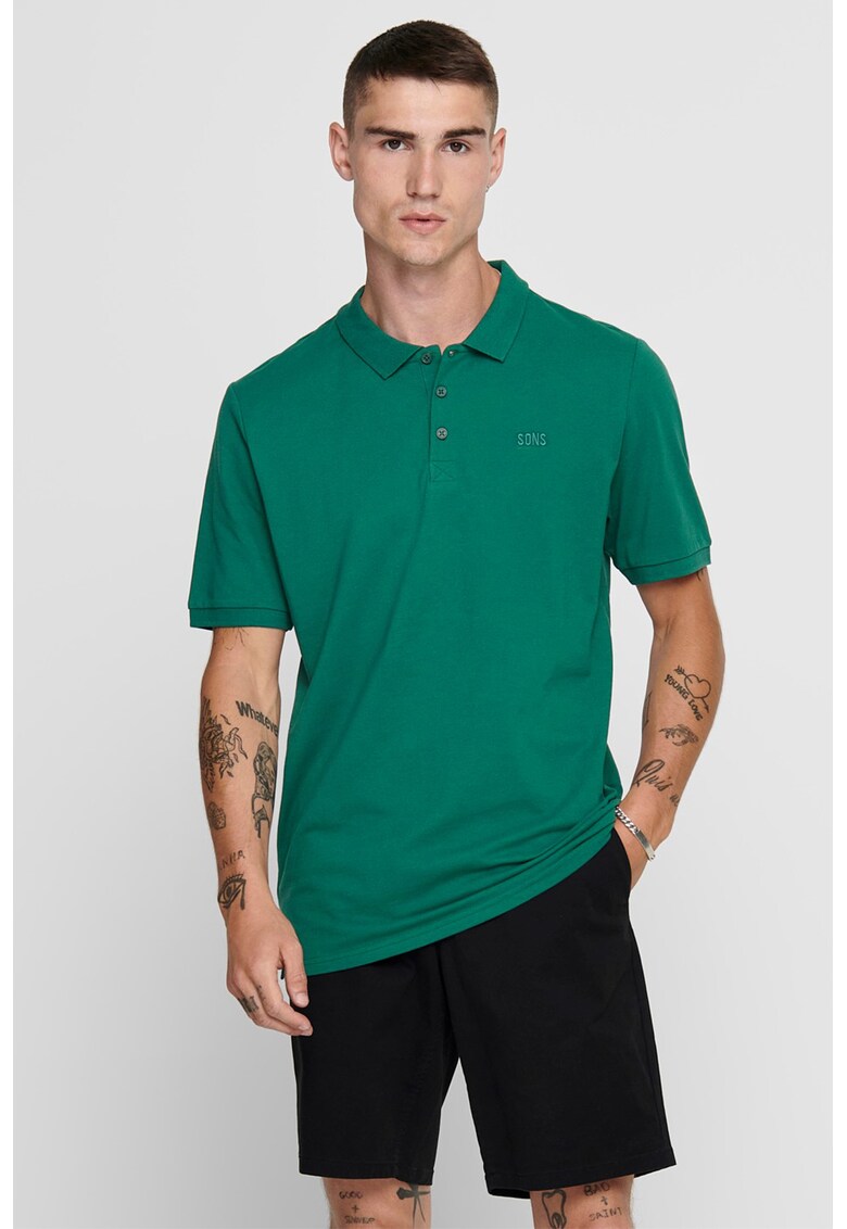 Tricou polo din bumbac Scott