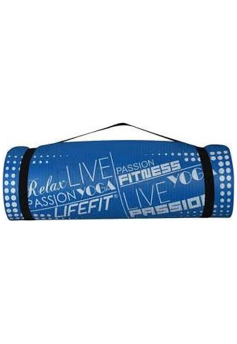 Saltea fitnes/yoga/pilates LifeFit EXCLUSIVE - 100 x 60 x 1 cm - albastru