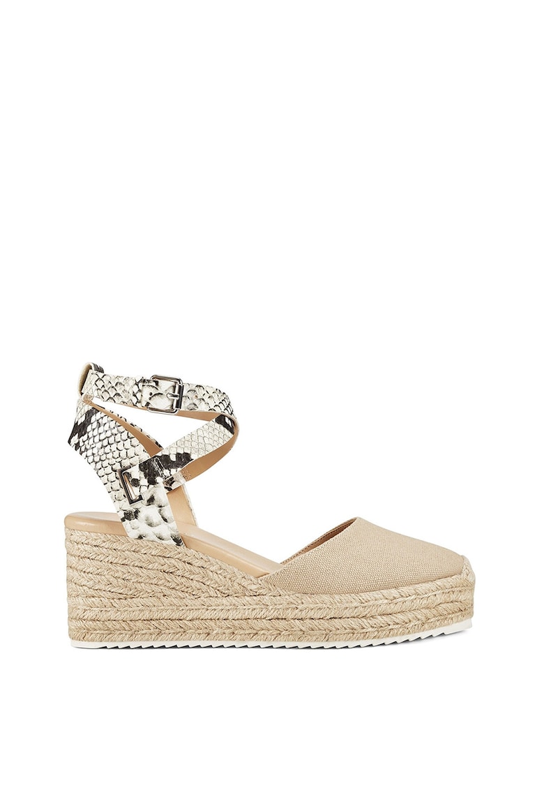 Sandale wedge tip espadrile Ava