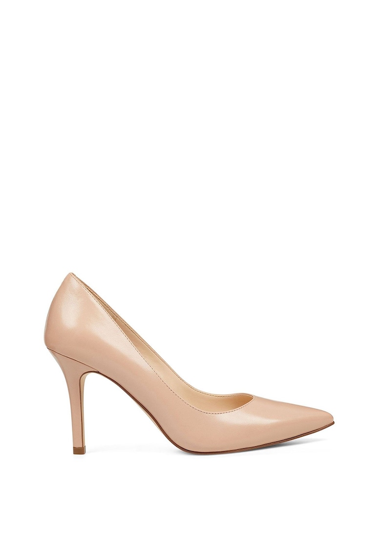 Pantofi stiletto de piele - cu varf ascutit Martina