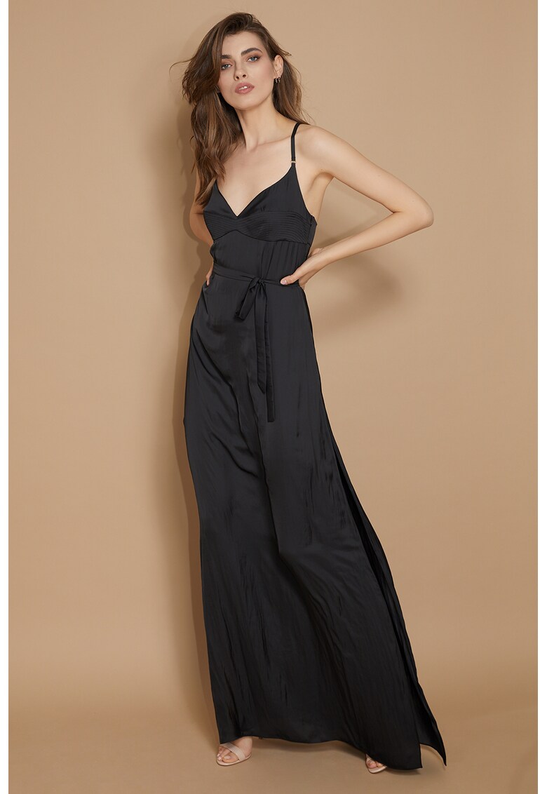 Rochie maxi cu slit lateral Escapade