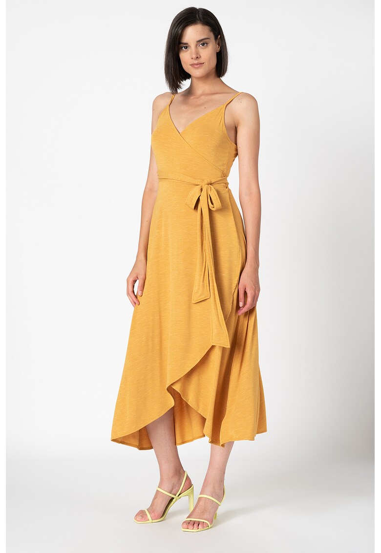 Rochie midi cu terminatie asimetrica
