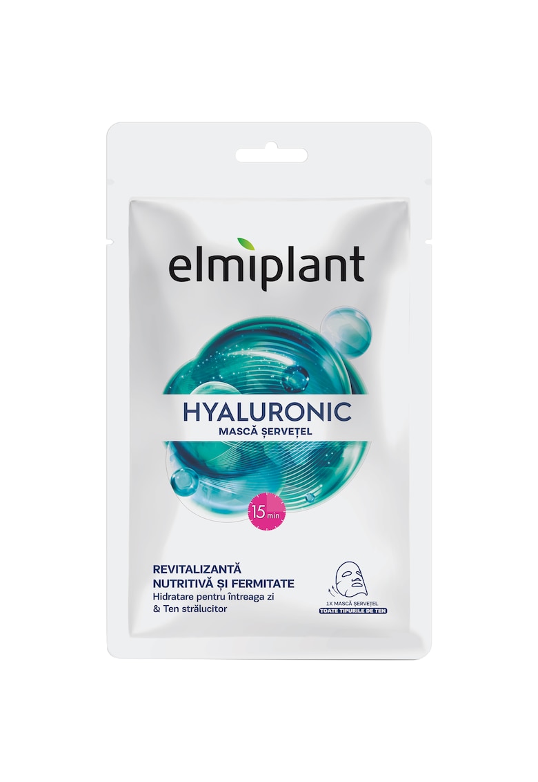 Masca servetel  Hyaluronic pentru toate tipurile de ten - 20 ml