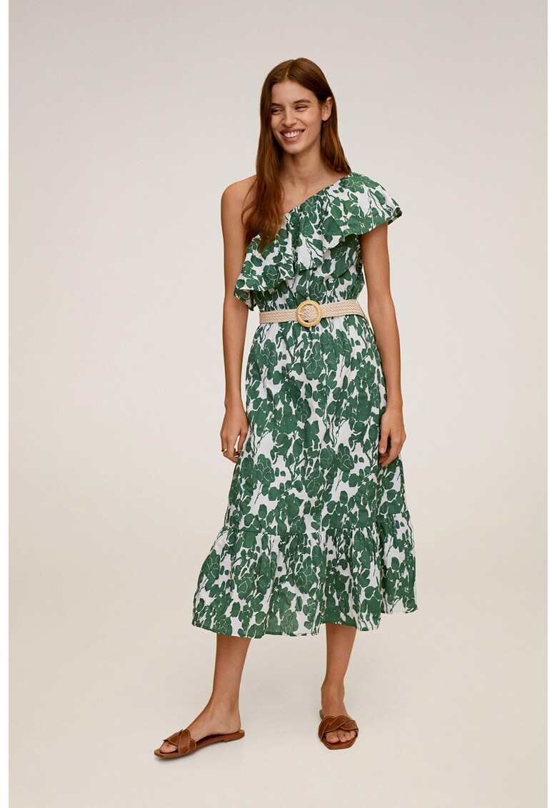 Rochie cu imprimeu floral si curea Gloria Rochie cu imprimeu floral si curea Gloria