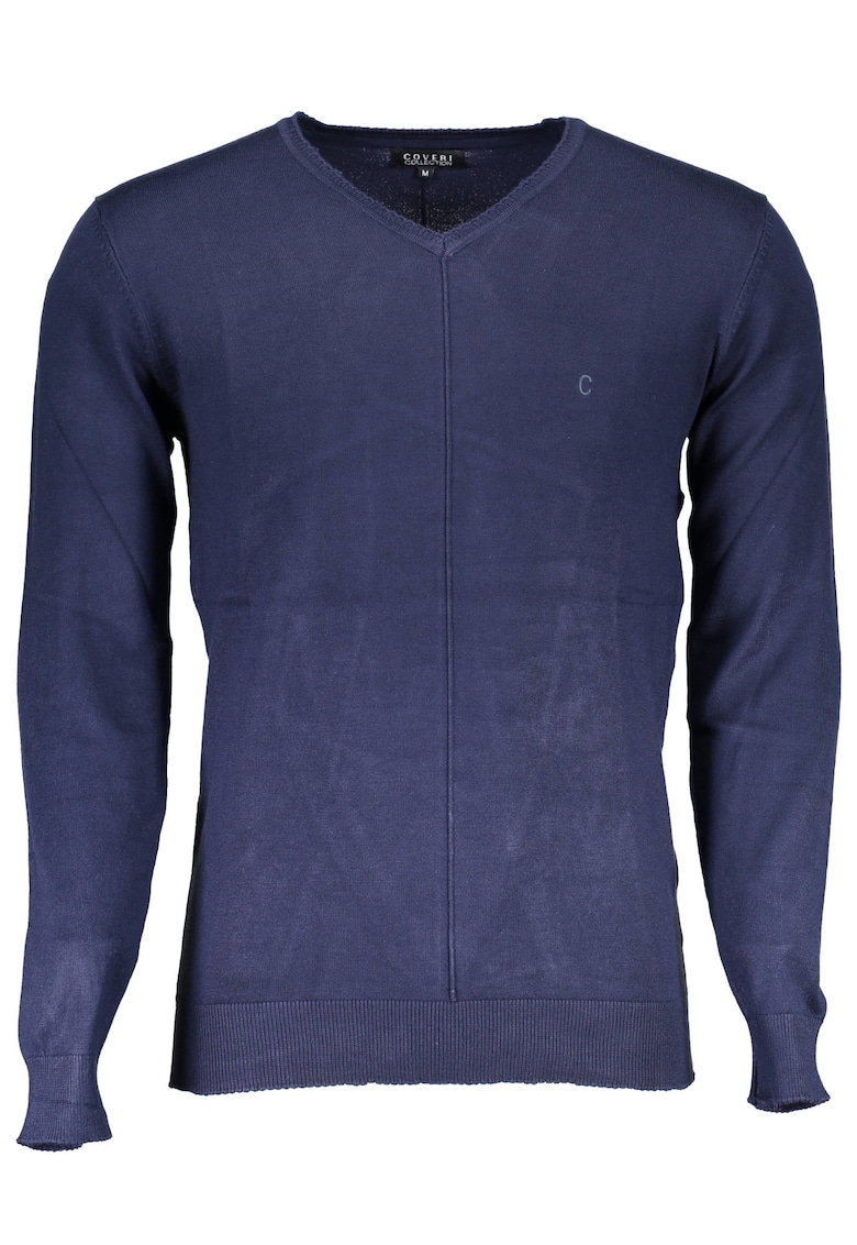 Pulover cu maneci lungi - Blu