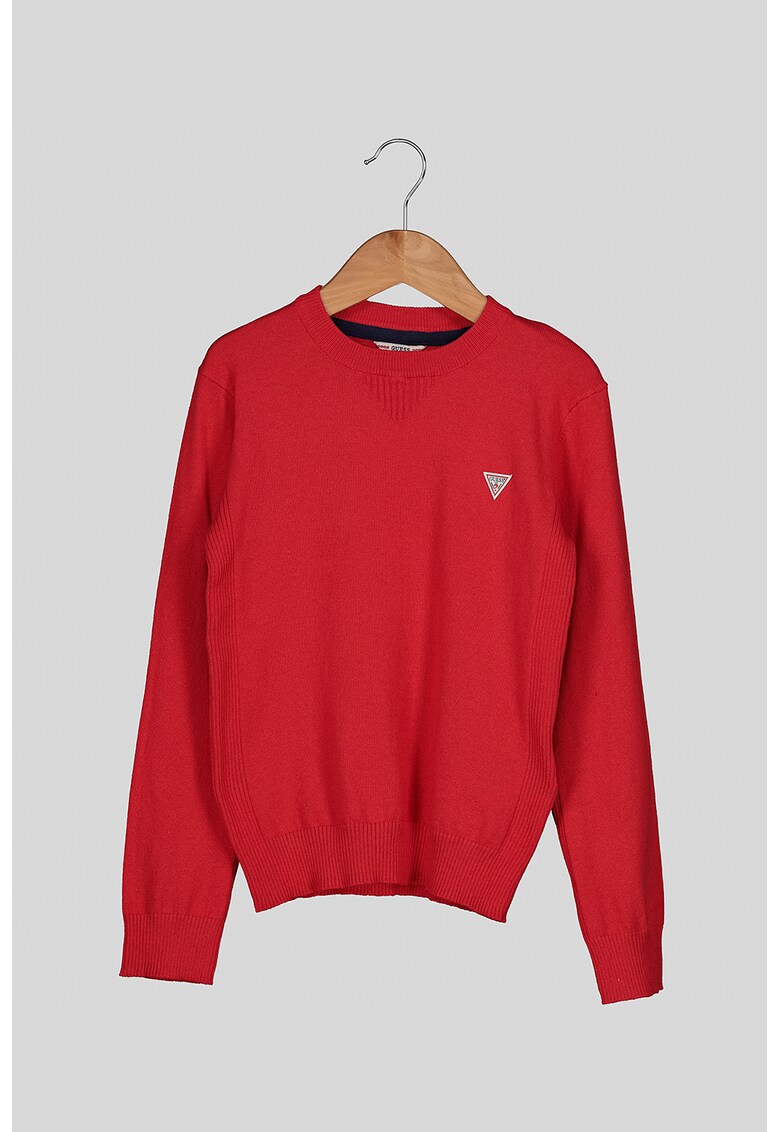Pulover cu broderie logo