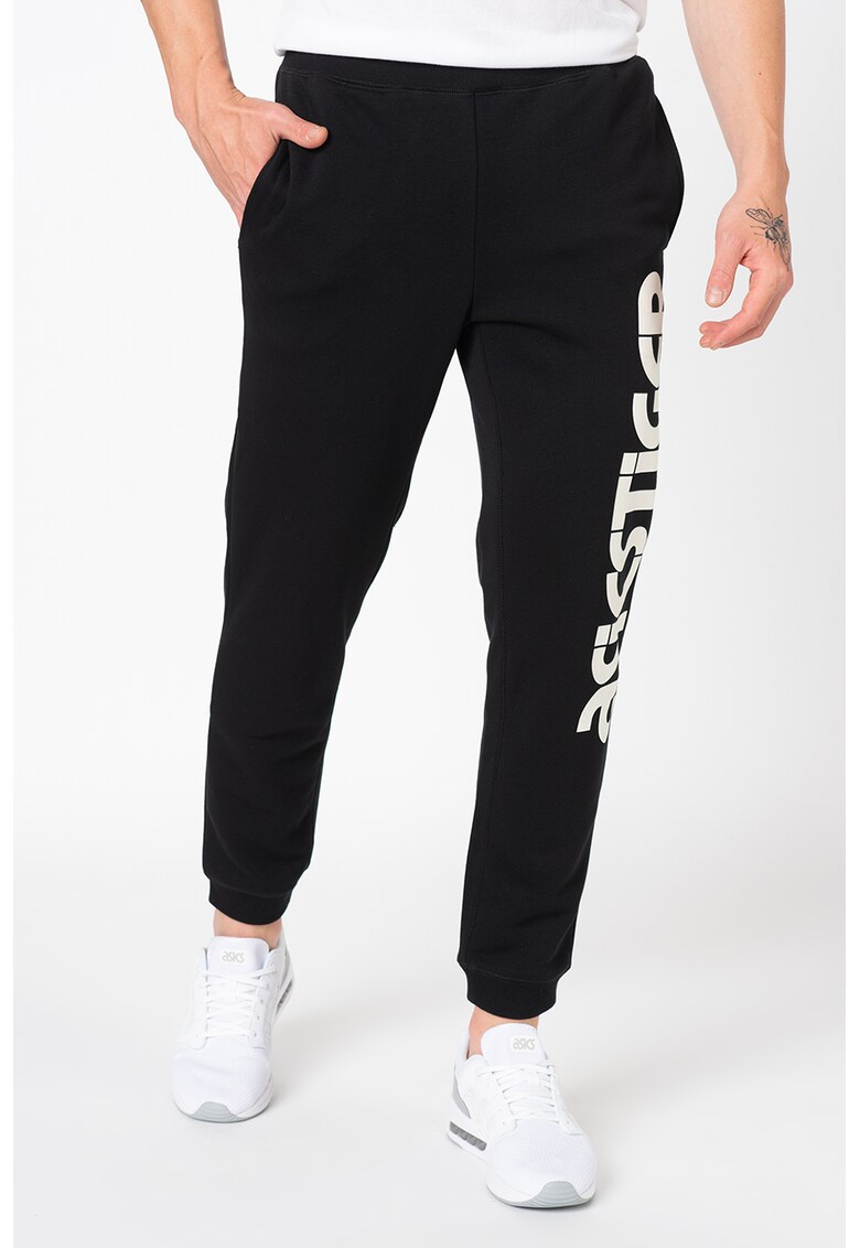 Pantaloni sport conici - cu imprimeu logo