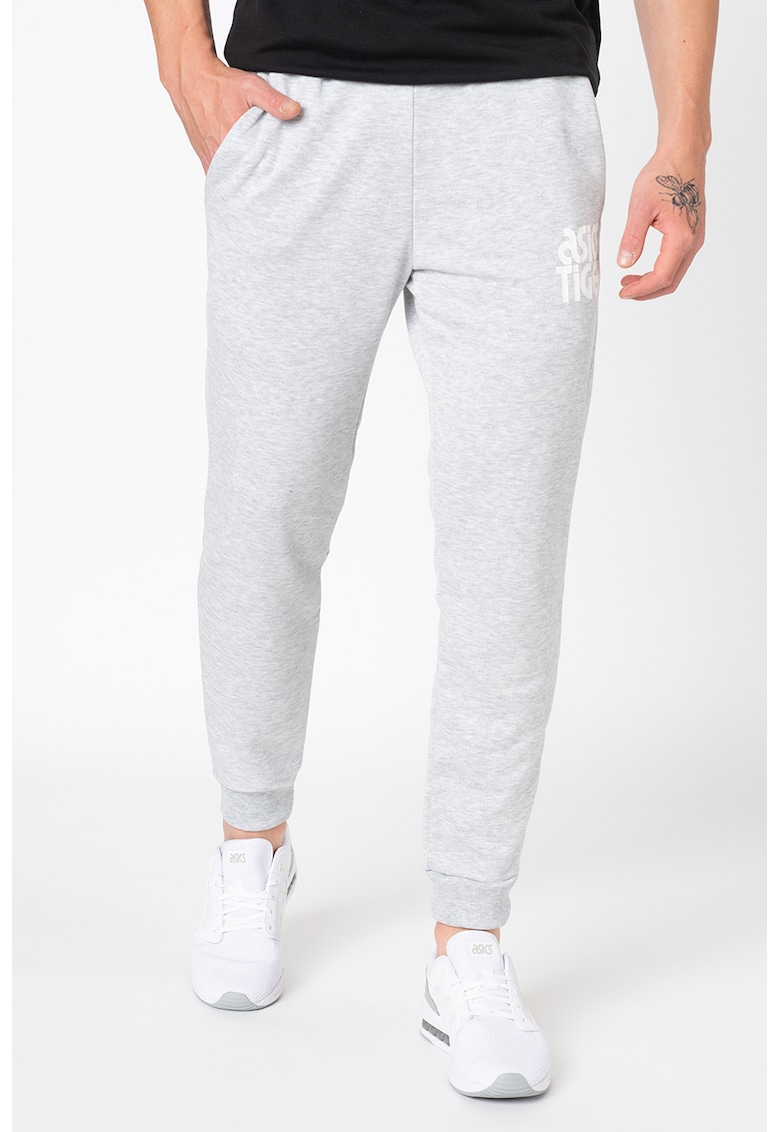 Pantaloni sport cu imprimeu logo Sports Style