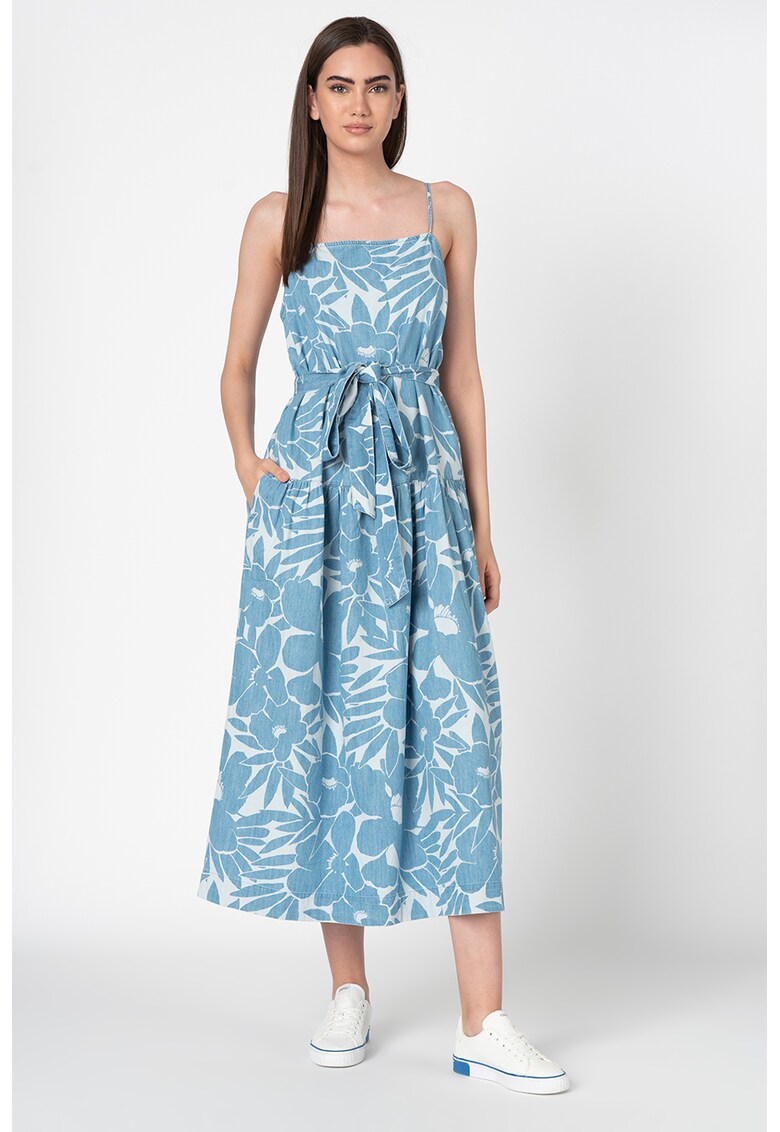 Rochie midi cu model floral