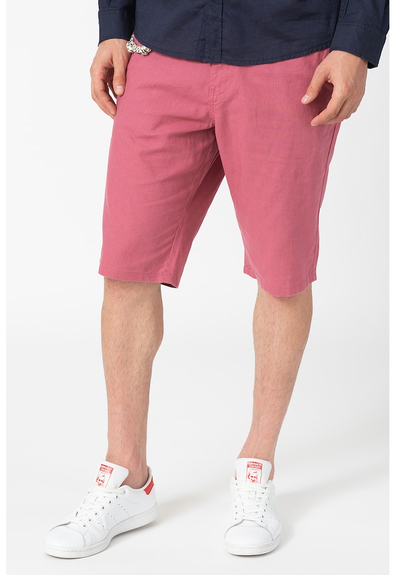 Bermude chino din amestec de in
