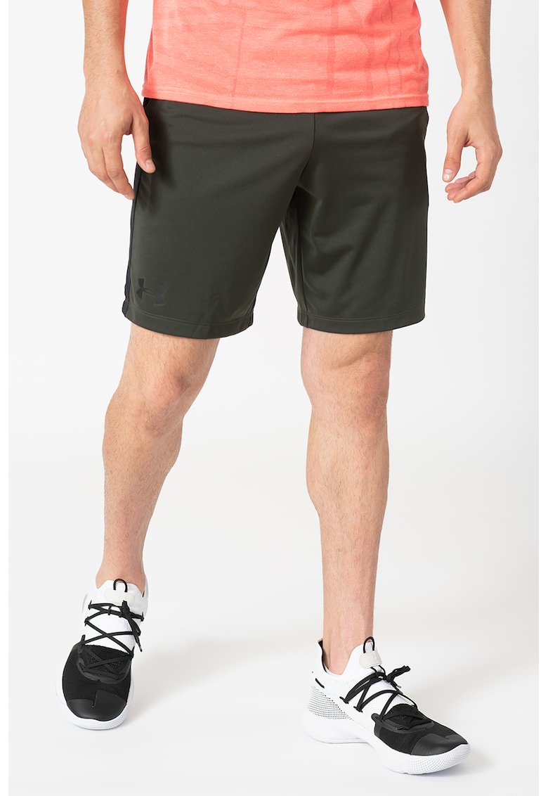 Pantaloni scurti elastici cu detaliu logo - pentru fitness MK1