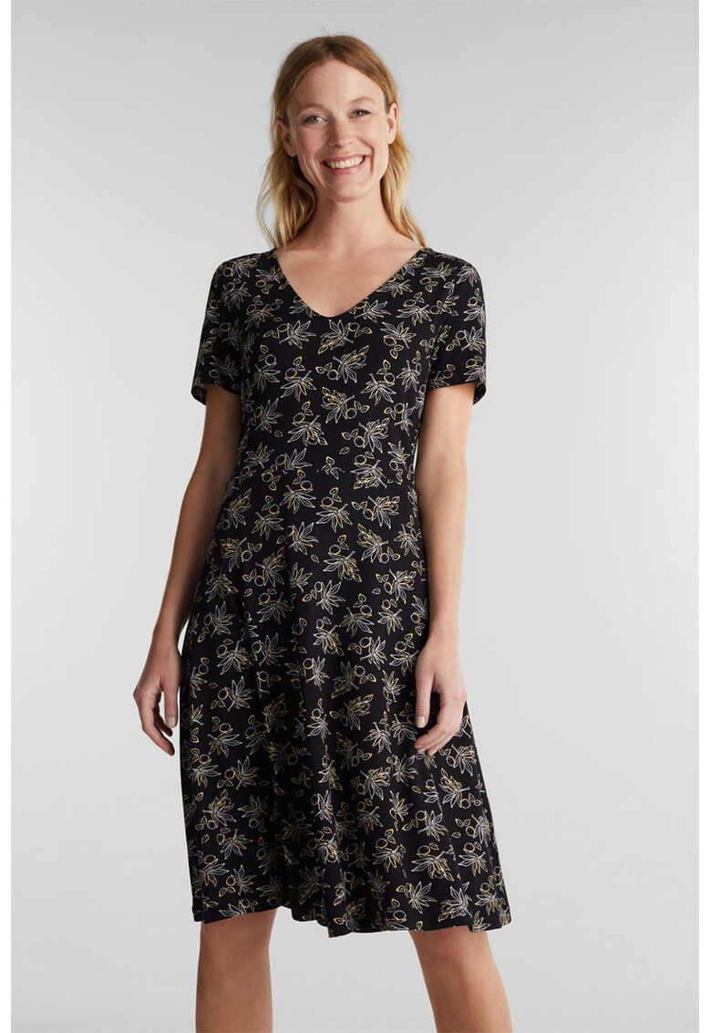 Rochie midi cu imprimeu floral