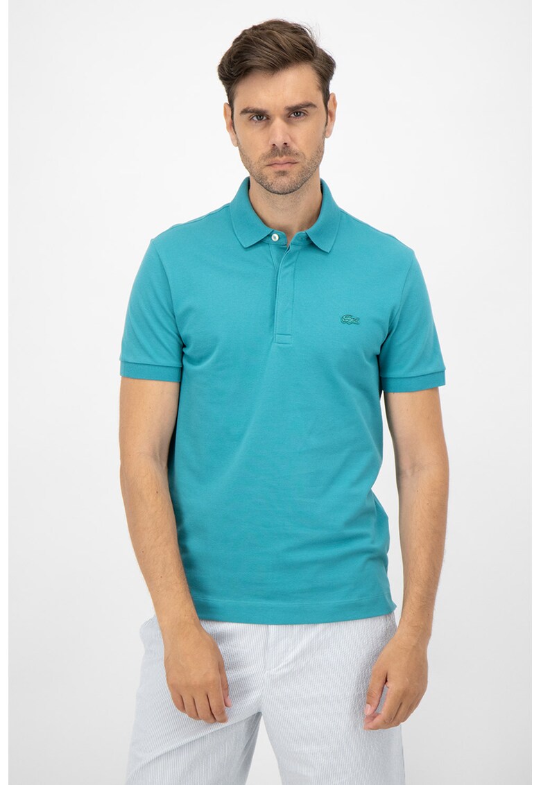 Tricou polo cu logo brodat