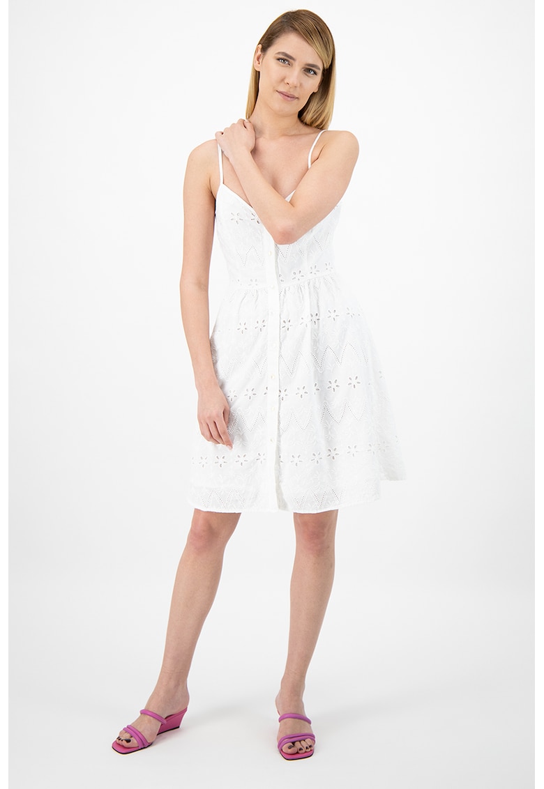Rochie evazata cu nasturi