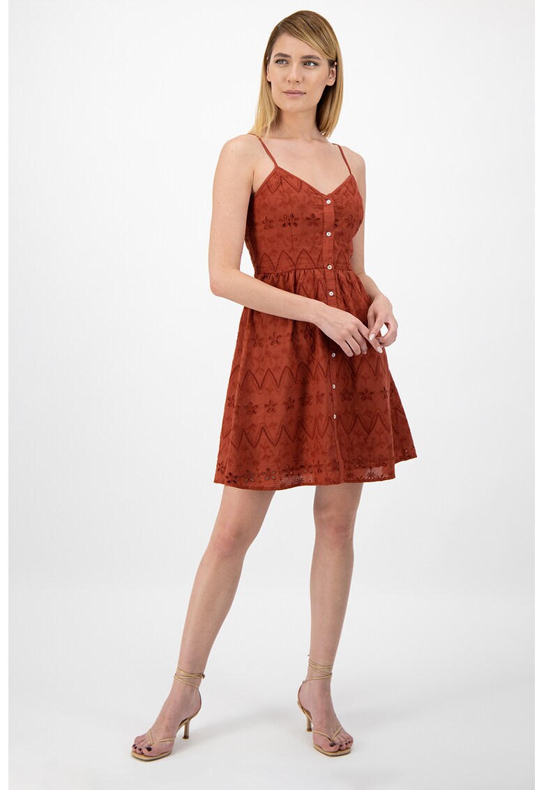 Rochie evazata cu nasturi