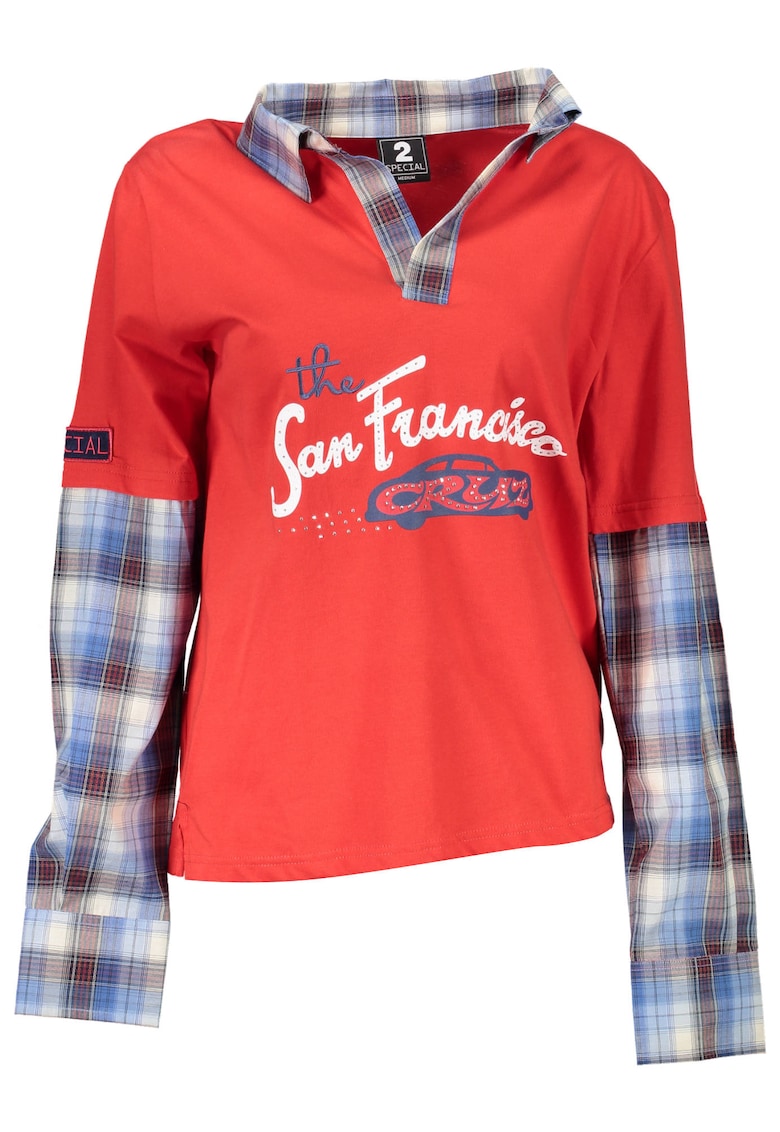 Tricou maneci Rosu - Rosu