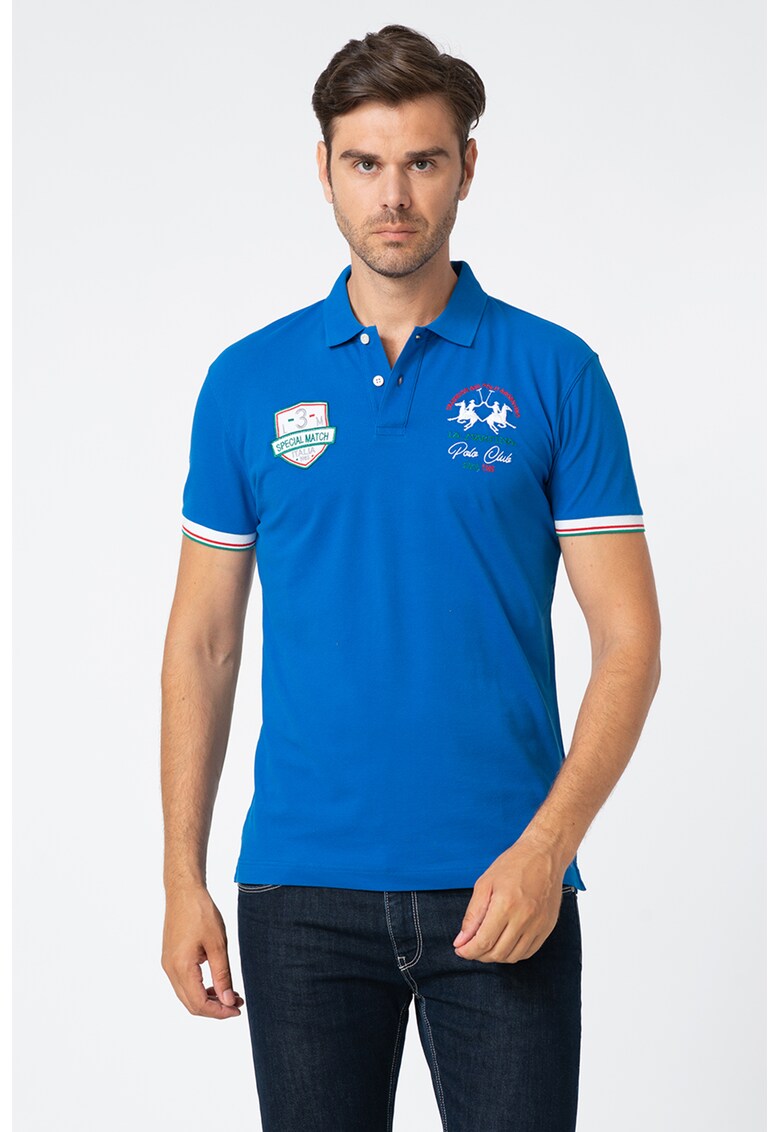 Tricou polo cu broderie