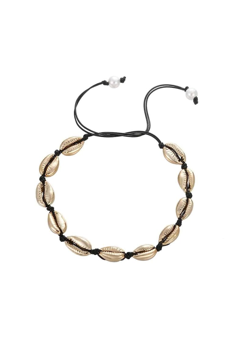 Colier cu scoici aurii Josefhina C1