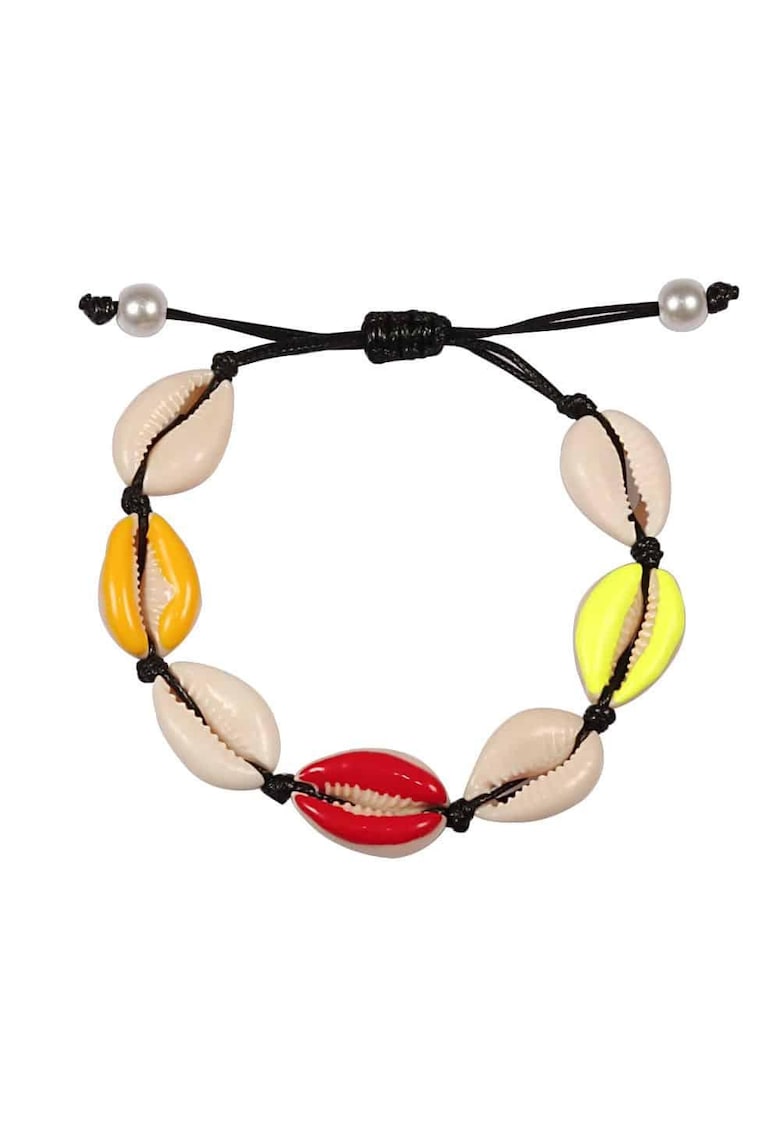 Bratara cu scoici multicolore - ajustabila - Jorund C1
