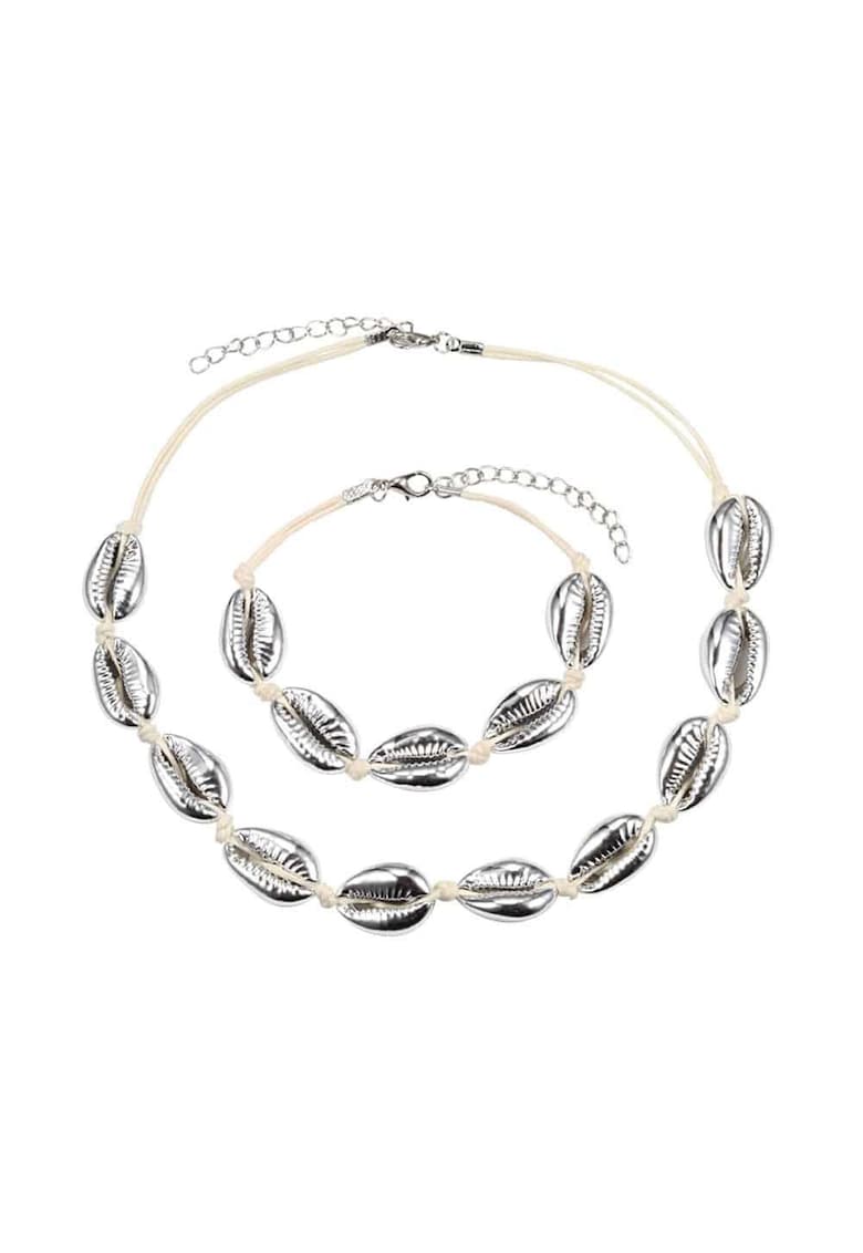 Set Colier si Bratara cu scoici Jonete C1