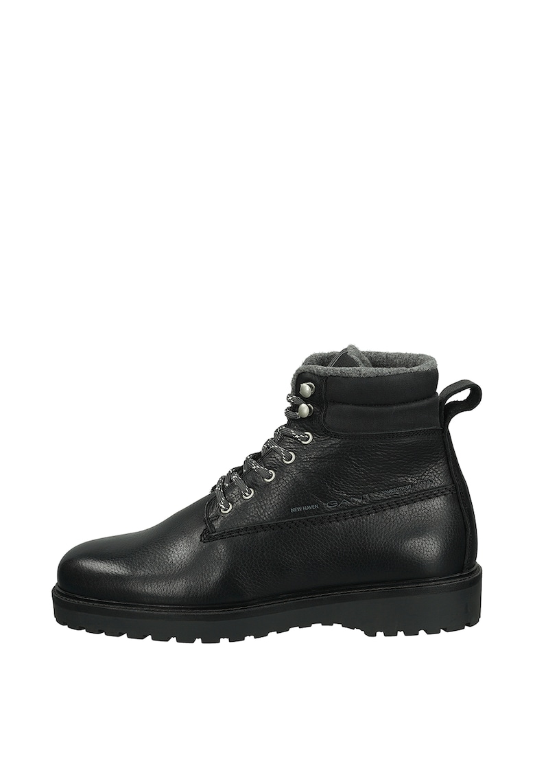 Ghete de piele cu aspect texturat