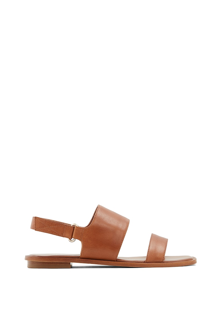 Sandale slingback din piele