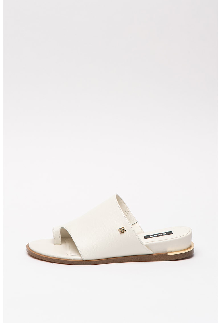 Papuci de piele Saffiano Daz