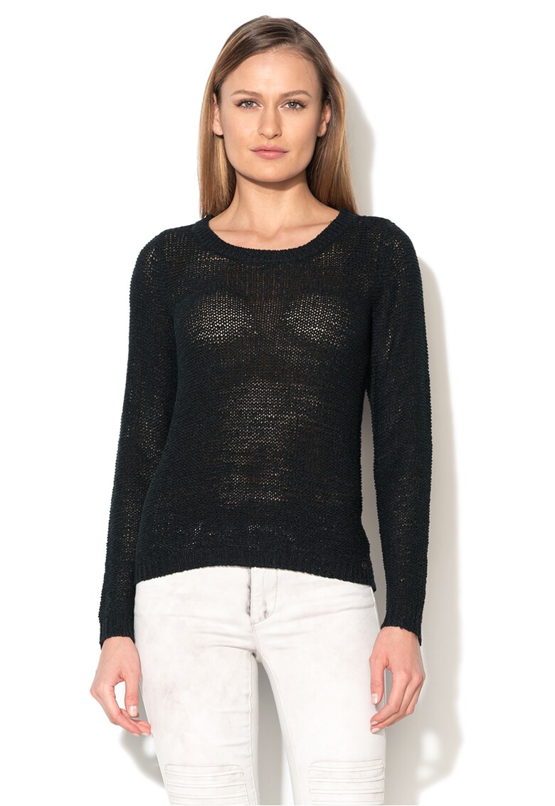 Pulover asimetric Geena - Negru