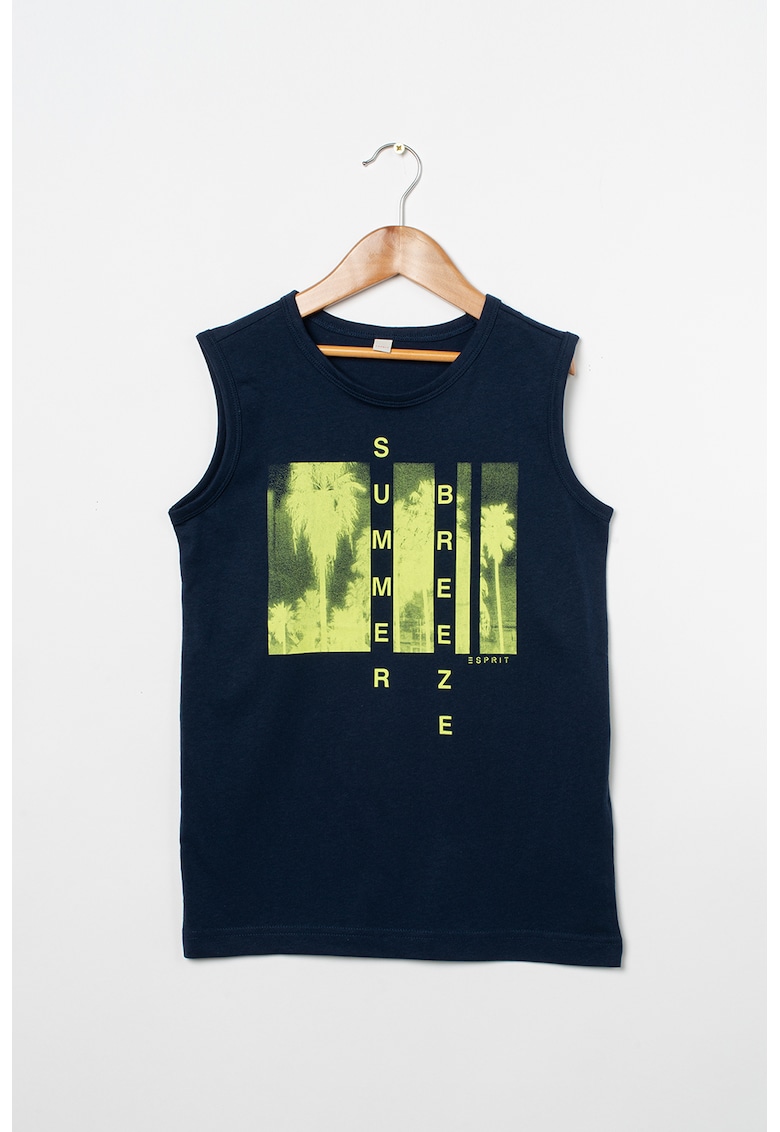 Top cu imprimeu text si grafic Top cu imprimeu text si grafic