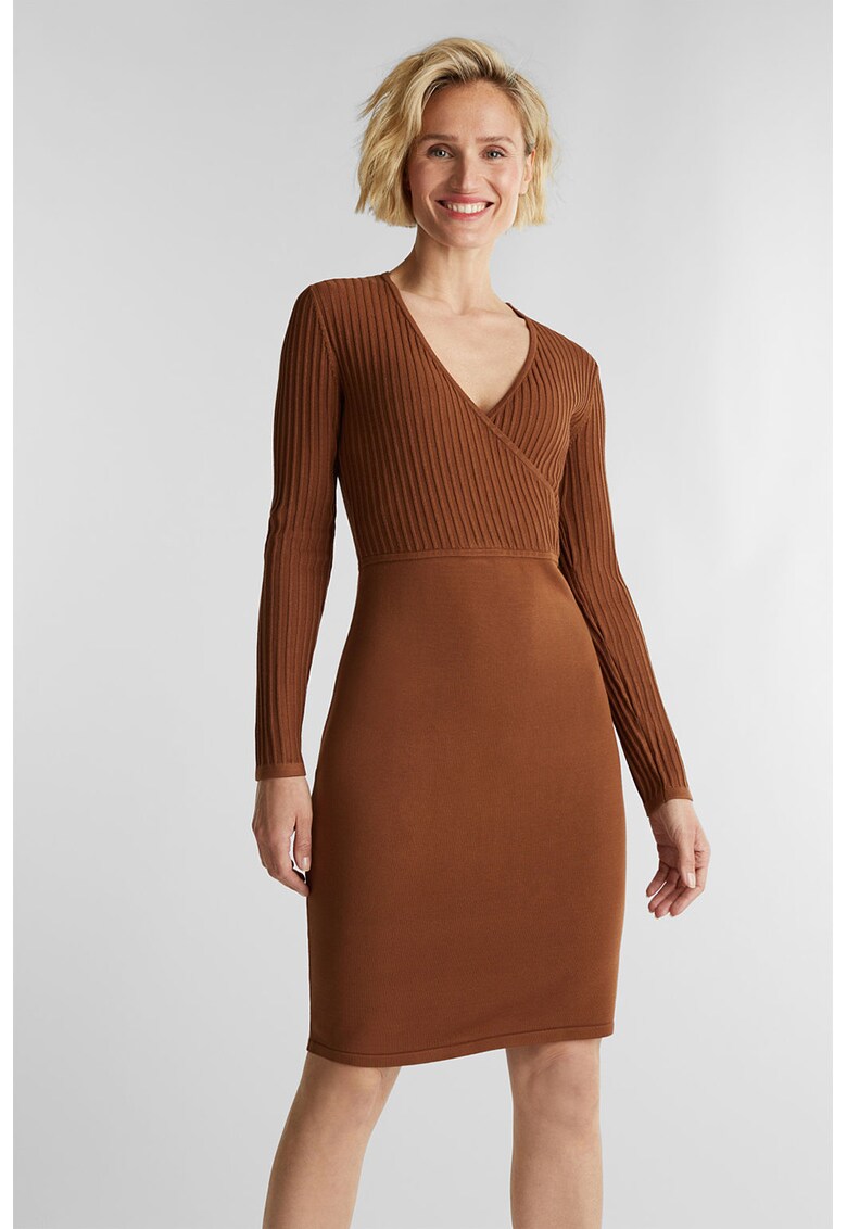Rochie bodycon tricotata fin