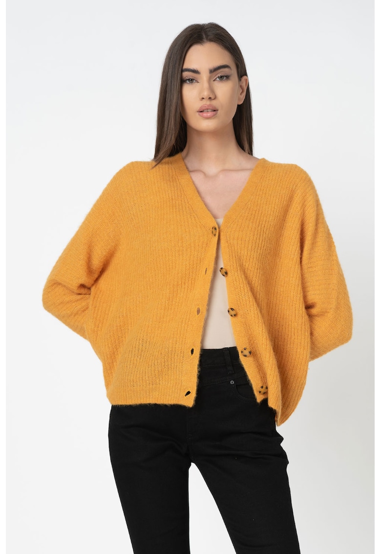 Cardigan din amestec de lana