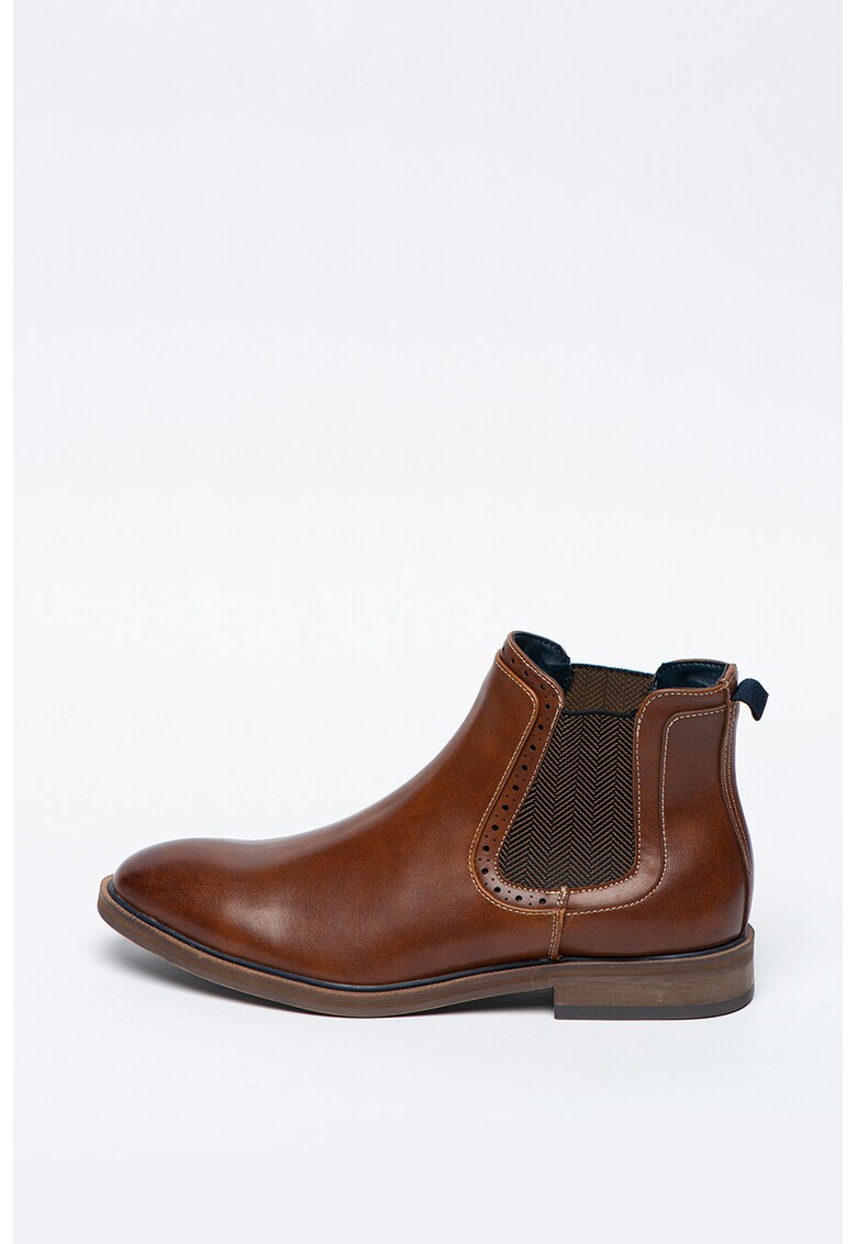 Ghete Chelsea de piele ecologica