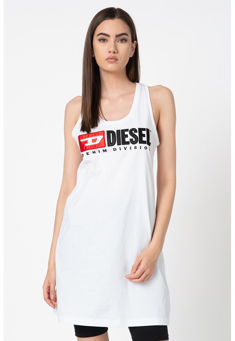 Rochie fara maneci - cu logo brodat
