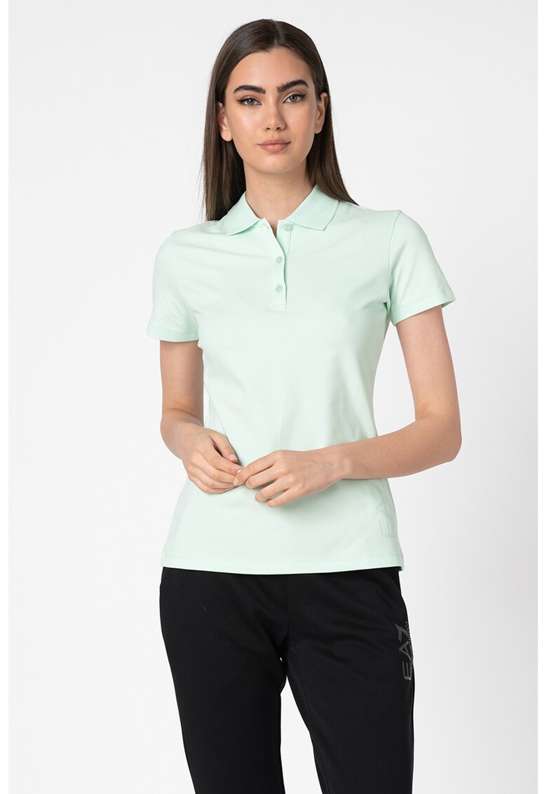 Tricou polo din material pique