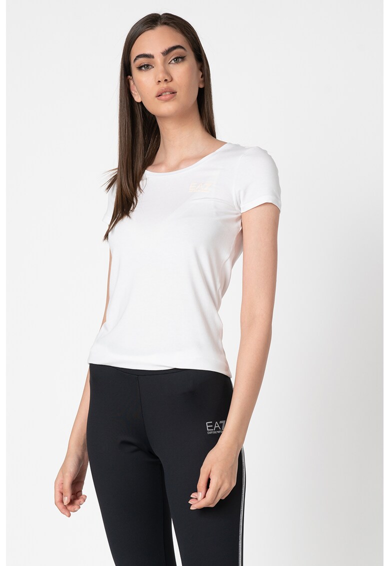 Tricou din amestec de modal - cu logo
