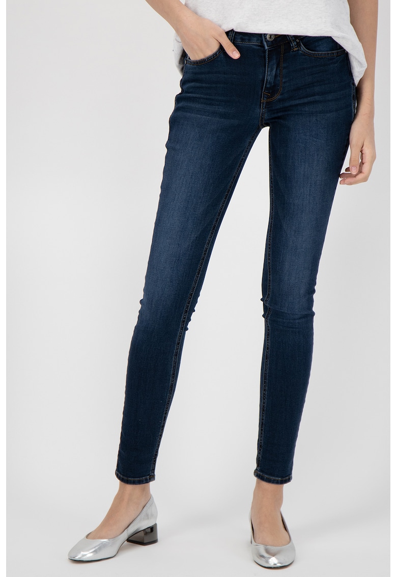 Blugi skinny cu talie joasa