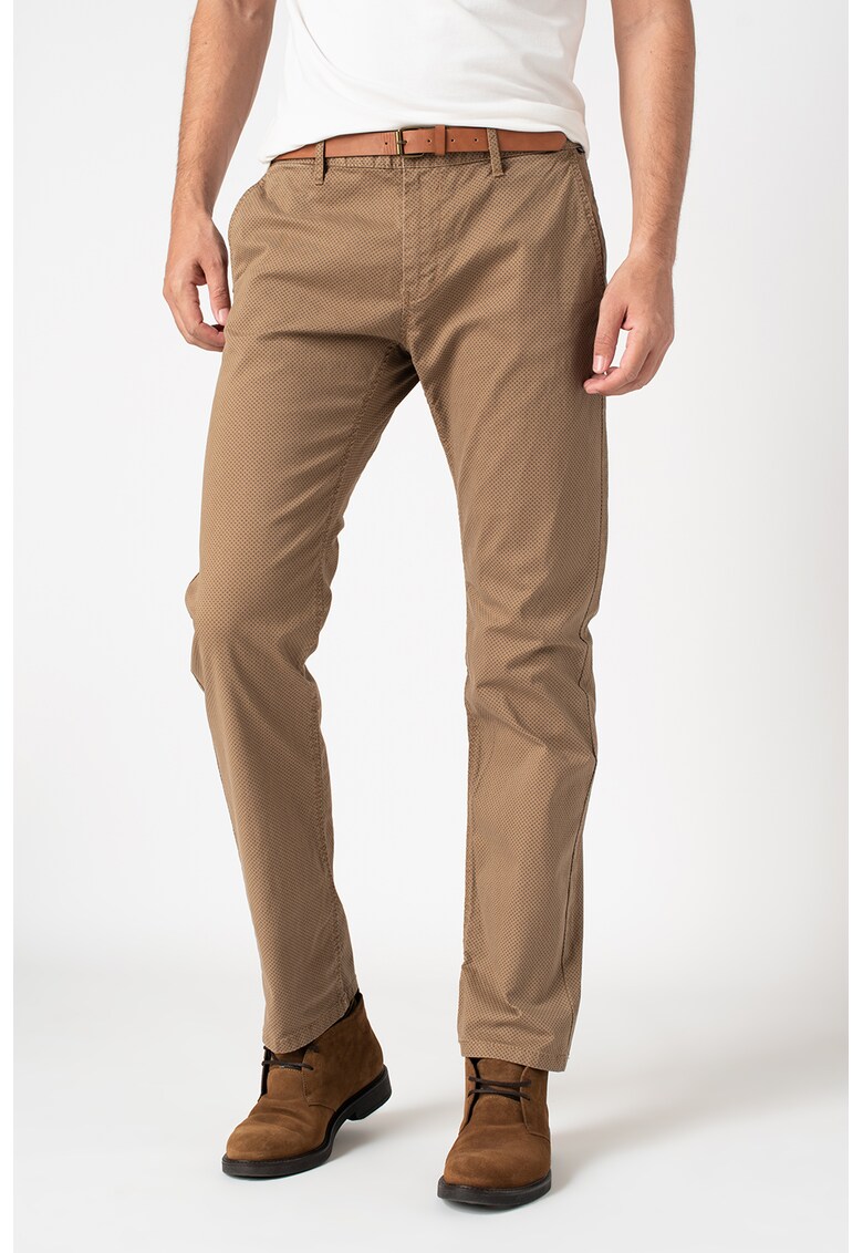 Pantaloni chino cu model