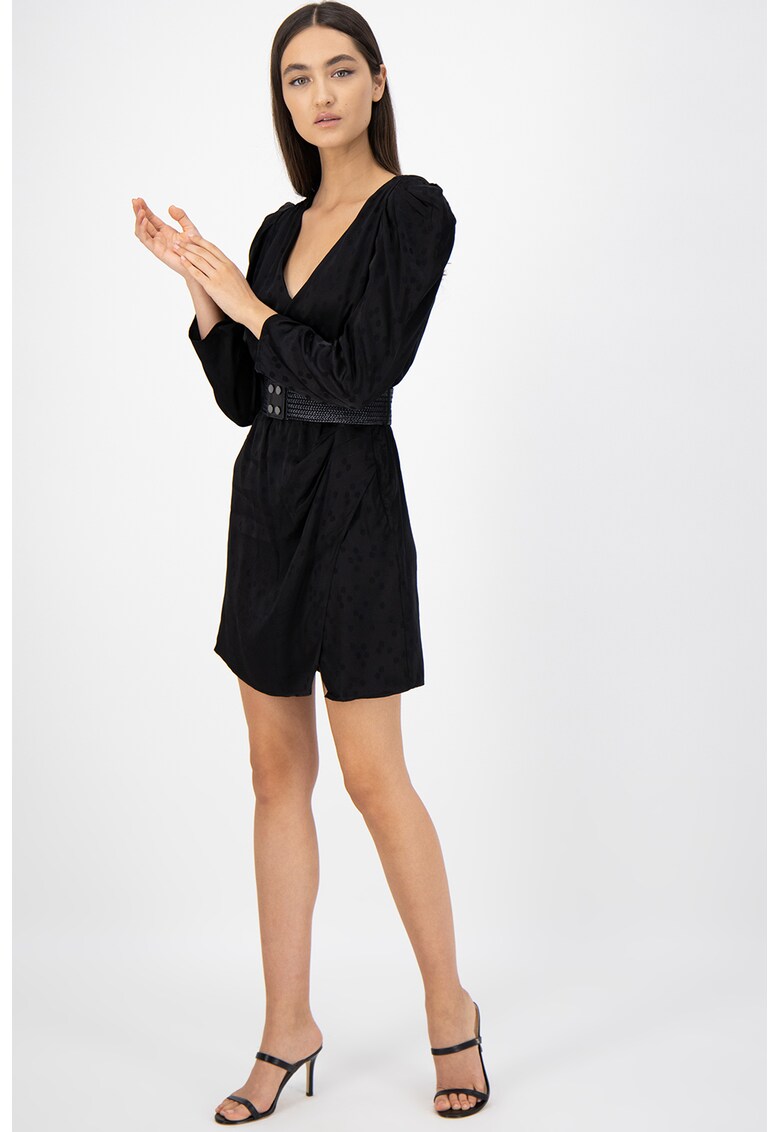Rochie mini cu maneci bufante