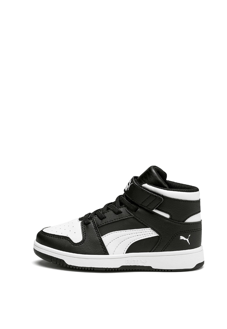 Pantofi sport mid-high de piele ecologica Rebound Layup