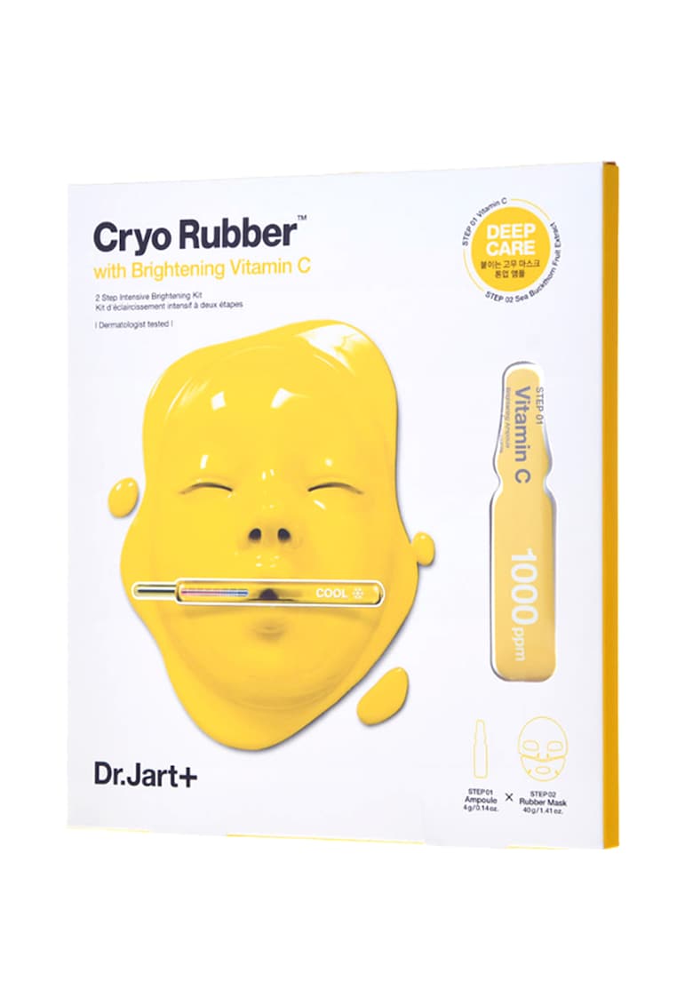 Masca de fata Dr.Jart+ Cryo Rubber cu Vitamina C pentru stralucire 4 gr x 40 gr