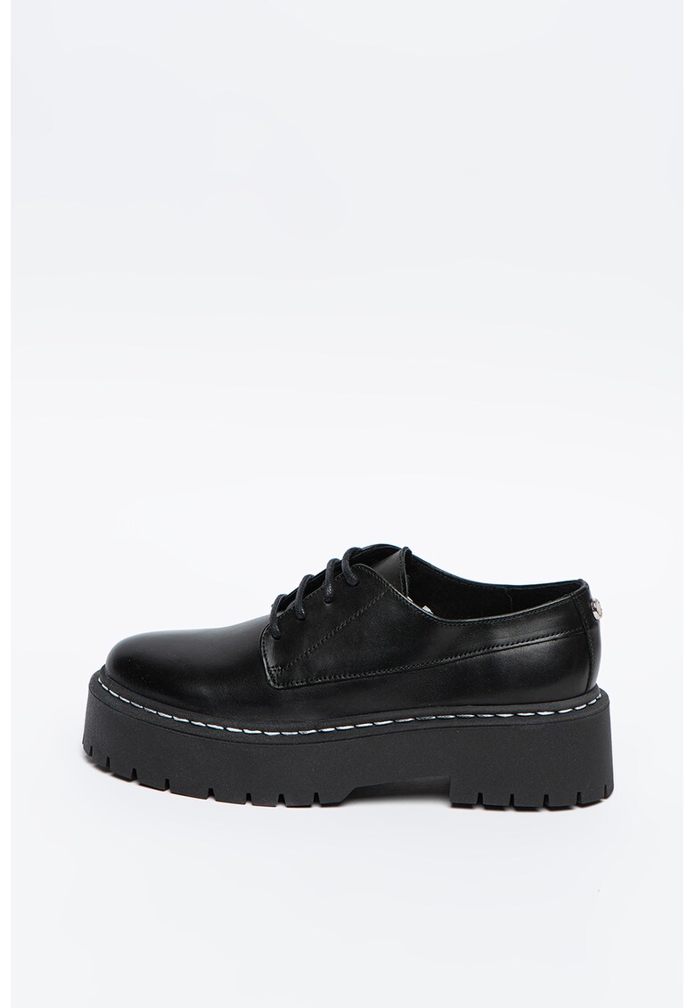 Pantofi de piele cu talpa masiva Viokke