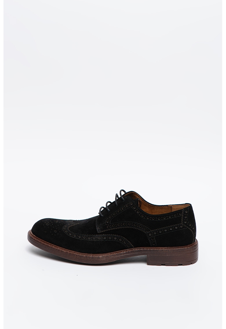 Pantofi Brogue de piele intoarsa Neerick